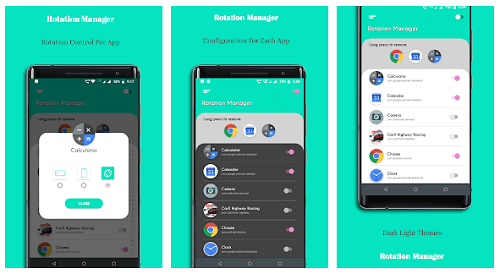 Aplikasi Rotasi Layar untuk Android